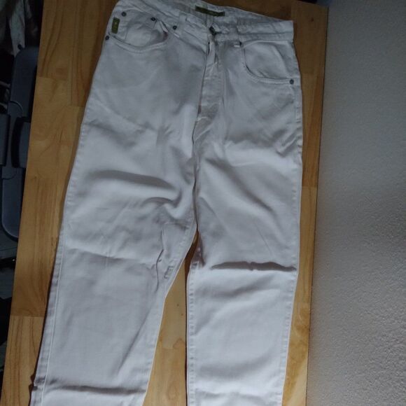 Vintage Pulp White Denim High Waist Jeans - Picture 3 of 10